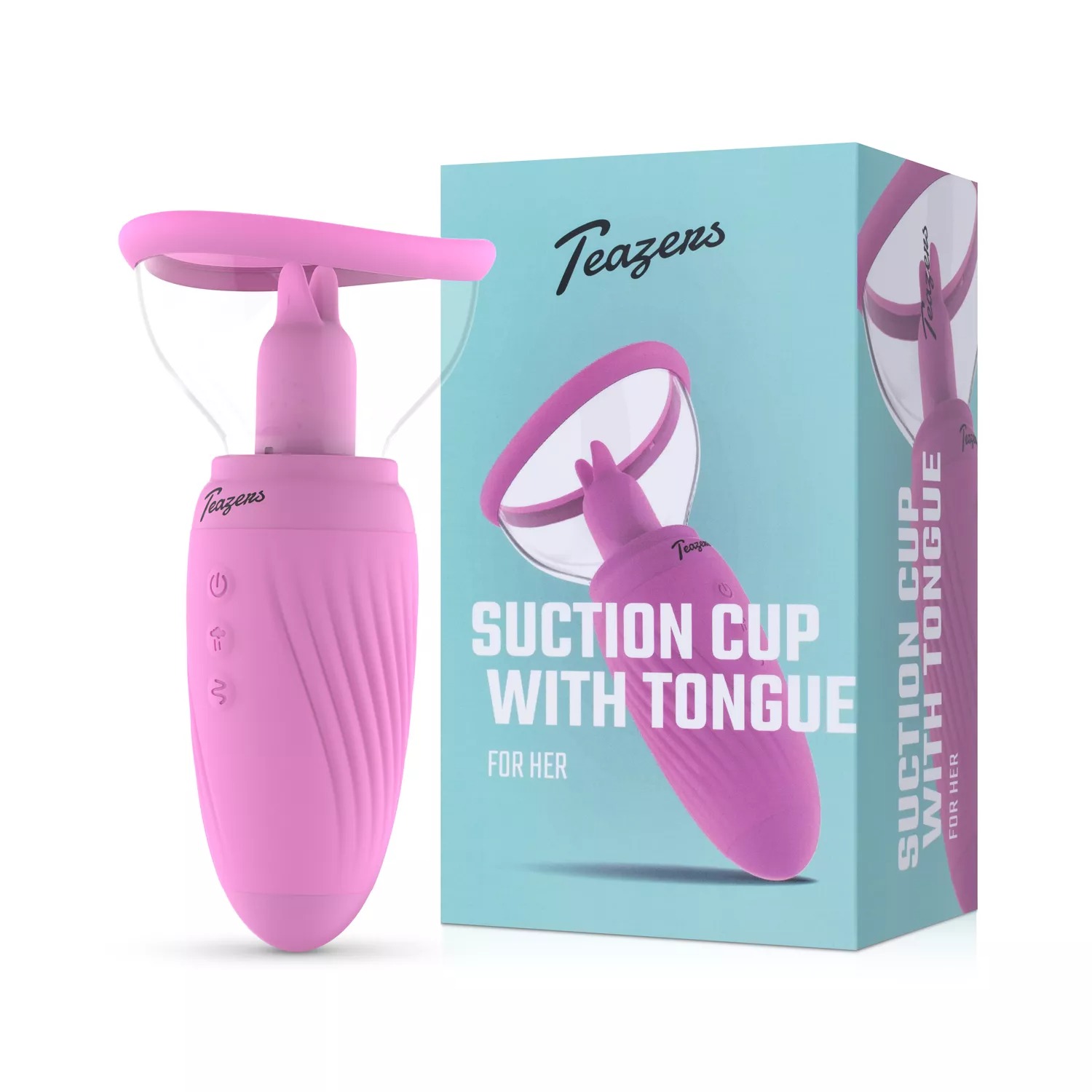 1725522590.tea062_10 Teazers Suction Cup with Clitoris Vibrator