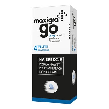 Maxigra Go 25 mg tablets 4 pcs